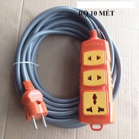 Bộ ổ cắm siêu tải 3 cửa có dây SOPOKA 6000W